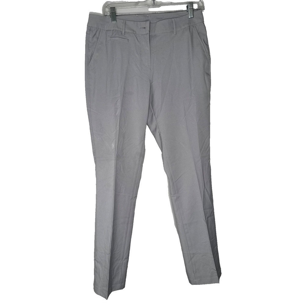Lesmart Standard Fit Golf Series Trouser Pants Size‎ 6 Gray Stretch